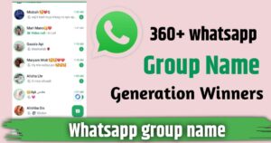 Whatsapp group name 2026